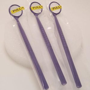 Plasdent Corporation Disposable Mouth Mirror Viola