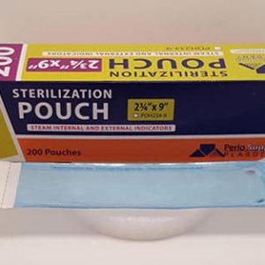 Plasdent Corporation Sterilization Pouches 2-3/4"x9" 200/pk