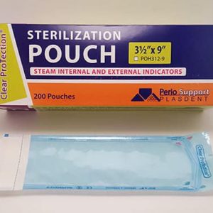 Plasdent Corporation Sterilization Pouches 3-1/2"x9" 200/pk