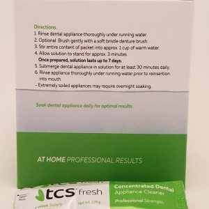 TCS Concentrated Denture & Appliance Cleaner, Mint, 6 Month Supply, 24/pk #4505-02
