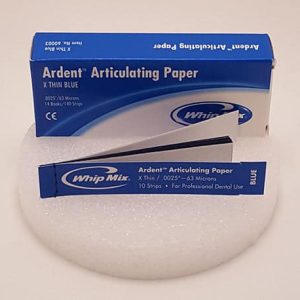 Whip Mix Ardent Articulating Paper X-Thin Blue #60003 (SPECIAL PRICE: 3QTY LEFT)
