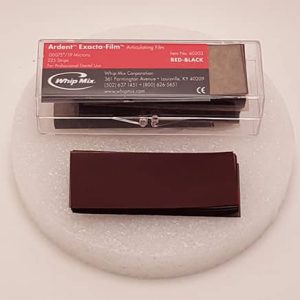 Whip Mix Ardent Exacta-Film Red/Black ECONO 225/pk #60203 (SPECIAL PRICE: 2QTY LEFT)