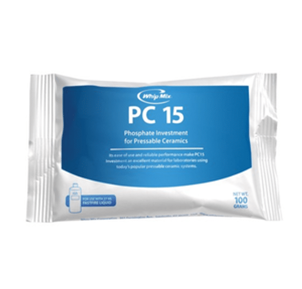 Whip Mix PC 15, 100pk/100g Packages #38183