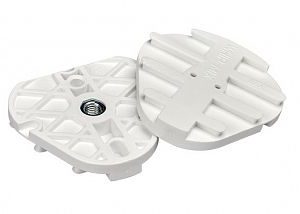 Whip Mix Plastic Mounting Plates White 500/pk #28517