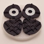 Whip Mix Denar Disposable Mounting Plates Black 20/pk