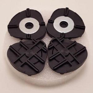 Whip Mix Denar Disposable Mounting Plates Black 20/pk