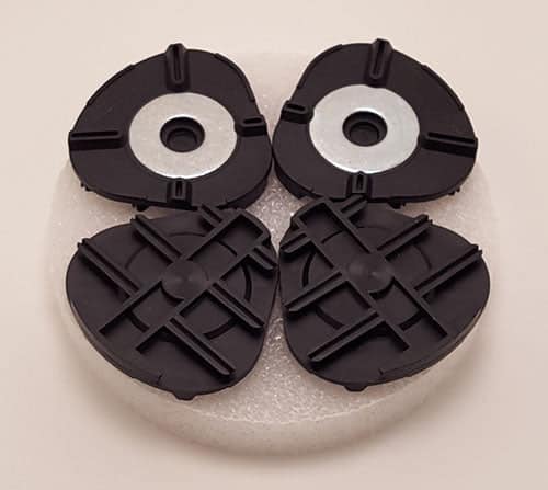 Whip Mix Denar Disposable Mounting Plates Black 100/pk #20002369