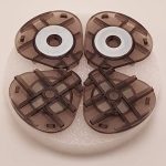 Whip Mix Denar Disposable Mounting Plates Grey 100/pk #20011578
