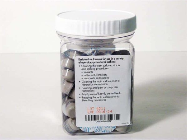 Whip Mix Pumice Preppies Unit Dose Flour of Pumice Paste 100/2g Cups #03400
