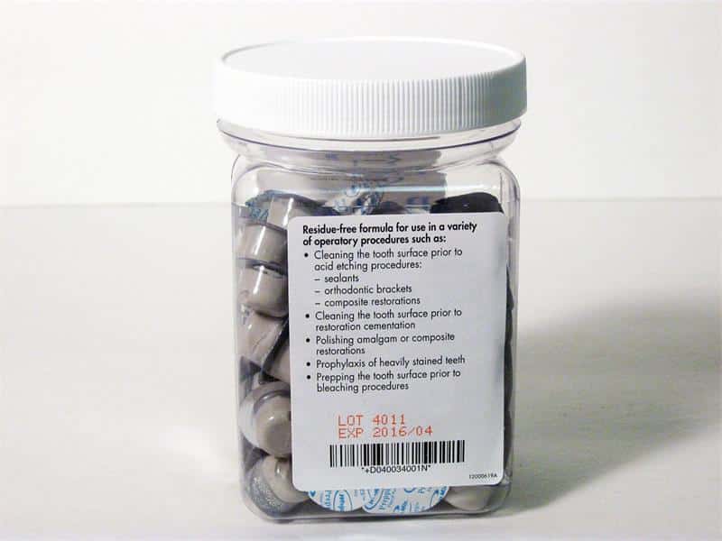 Whip Mix Pumice Preppies Unit Dose Flour of Pumice Paste 100/2g Cups #03400