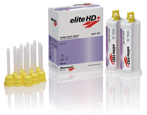 Zhermack Elite HD+ Super Light Body, Fast Set, 2x50ml Cartridges #C203050