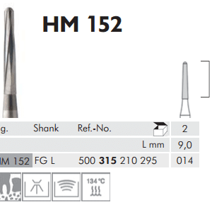 Meisinger Cutters Tungsten Carbide HM 152 FG L 014