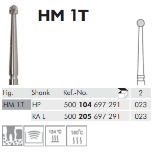Meisinger Cutters Tungsten Carbide HM 1T HP 023