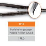 Meisinger Micro-surgical Instruments Needle holder curved 1/pk