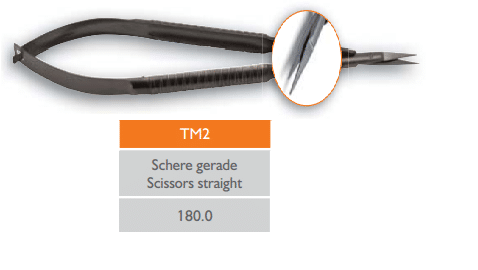 Meisinger Micro-surgical Instruments Scissors straight 1/pk