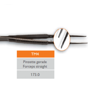 Meisinger Micro-surgical Instruments Forceps straight 1/pk