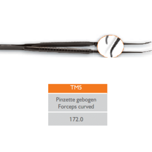 Meisinger Micro-surgical Instruments Forceps curved 1/pk