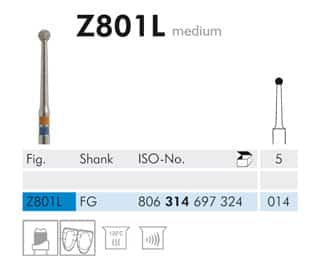 Meisinger Diamond Z801L FG 014 Medium