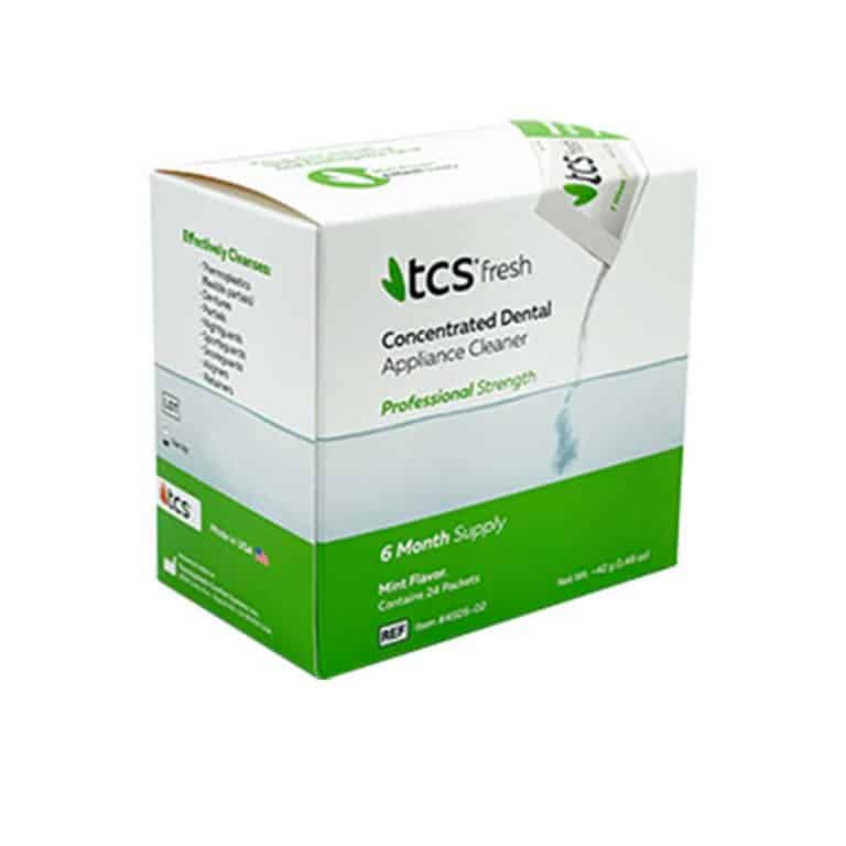 TCS concentrated denture and appliance cleaner for flexible partials