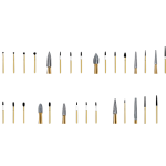 Cargus Carbide Burs T&F 7406 10/pk.