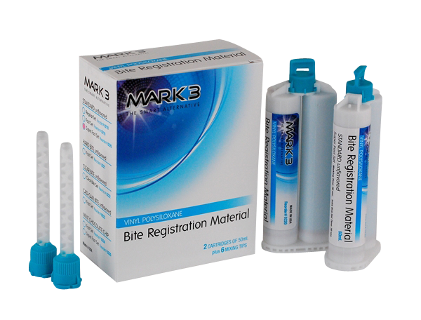 MARK3 Bite Registration Super Fast Set 2/bx. + 6 Mixing Tips