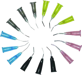 MARK3 PreBent Dispensing Tips Black 19ga. 100/pk.