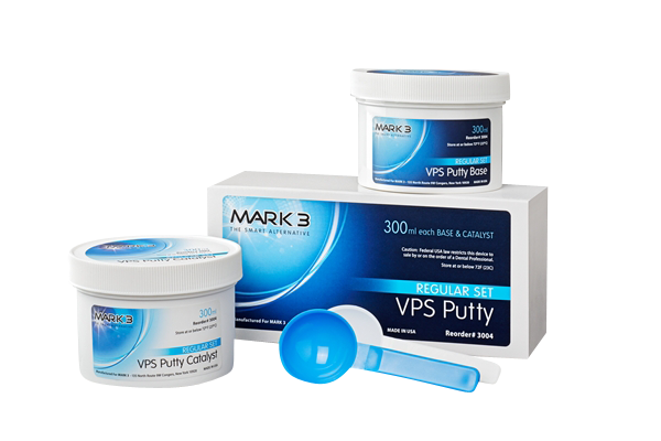 MARK3 VPS Putty Fast Set 300ml. each Base & Catalyst