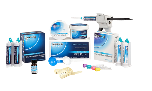 MARK3 VPS Putty Fast Set 300ml. each Base & Catalyst