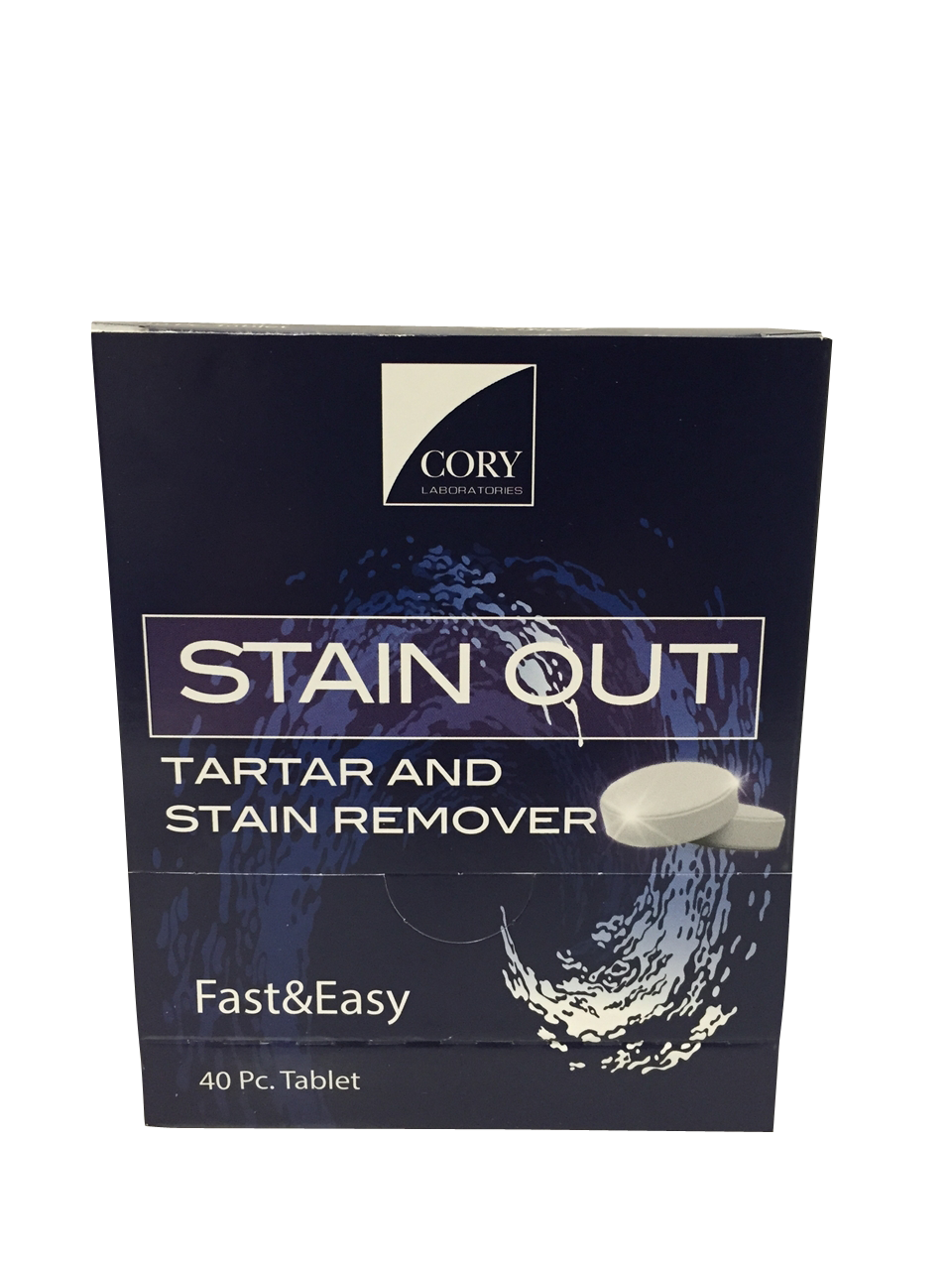 Cory Labs Stain Out Tartar & Stain Remover Tablets 40/bx.