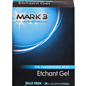 MARK3 Etchant Gel 37% Bulk Pack 25/bx. (25x1.2ml. Syr. & 50 Tips)