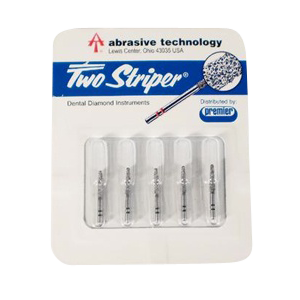 Premier Dental Two Striper Diamonds Burs FG 798.10C 5/Pk.