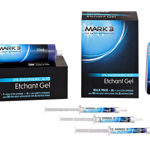 MARK3 Etchant Gel 37% Jumbo Kit 50ml. Syringe (1x50ml. Syr., 4x1.2ml. Empty Syr. & 50 Tips)..