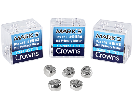 MARK3 Stainless Steel Crowns 1st Primary Molar D-UR-5 5/bx.