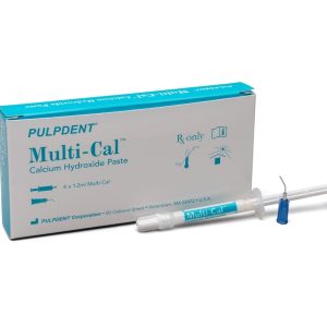 Pulpdent MultiCal Calcium Hydroxide Syringe 4/pk. + 8 Tips