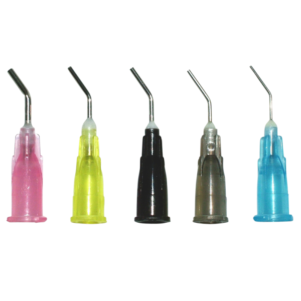 MARK3 PreBent Dispensing Tips Blue 25ga. 100/pk.