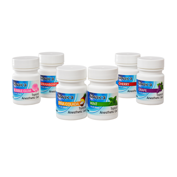 MARK3 Topical Anesthetic Gel Strawberry 1oz. Jar