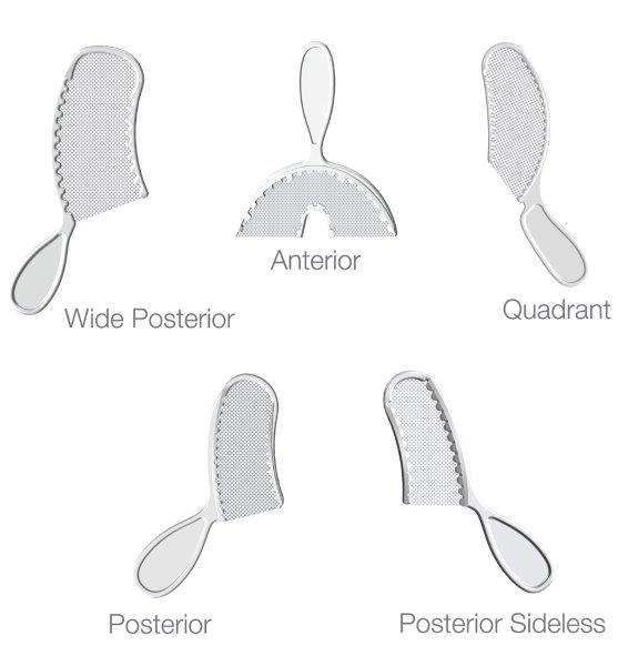 MARK3 Premium Bite Registration Tray Quadrant 35/pk.