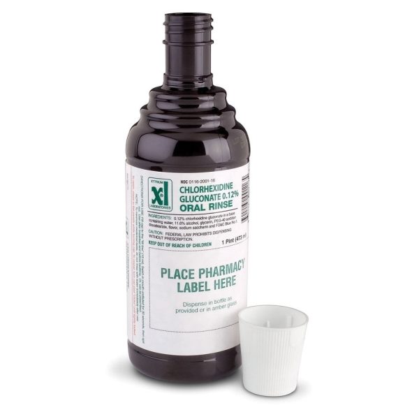 RX Labs Chlorhexidine Gluconate 0.12% Oral Rinse 16oz. Btl.