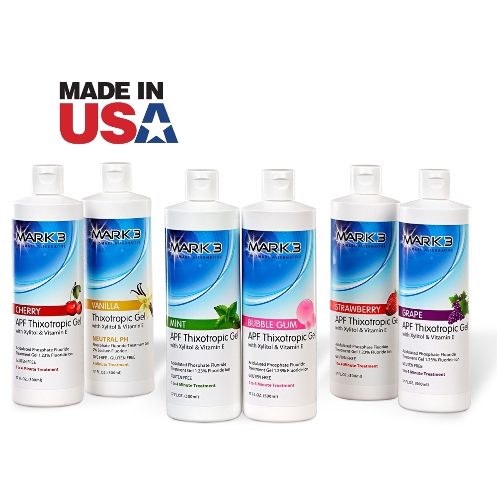 MARK3 APF Thixotropic Fluoride Gel Grape 17oz. Bottle