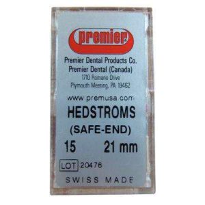Premier Dental Hedstrom Files 31mm #15-40 6/pk