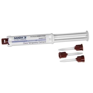 MARK3 Temporary Cement NE Automix Syringe 5ml. 2/bx. + 20 Mixing Tips
