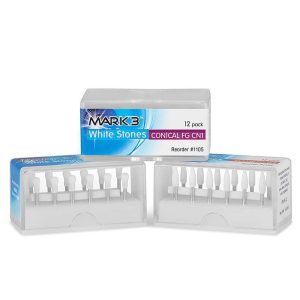MARK3 White Stones Round FG RD1 12/pk.