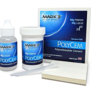 MARK3 PolyCem Polycarboxylate Cement 60gm. Powder & 40gm. Liquid