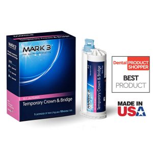 MARK3 Temporary Crown & Bridge B1 10:1  50ml. Cartridge (75gm.) & 10 Tips