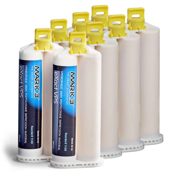 MARK3 eXact VPS Impression Material Light Fast Set 50ml. Cartridges 100/cs.