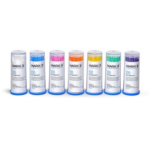 MARK3 Disposable Micro Applicators Regular Assorted Colors (Blue,Green,Orange,Purple) 400/bx*
