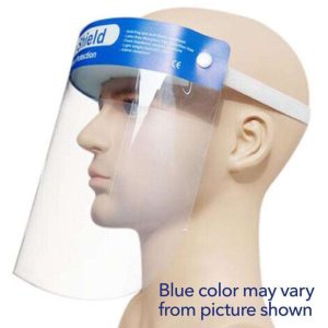 MARK3 Anti-Fog Disposable Face Shield Blue 1/pk