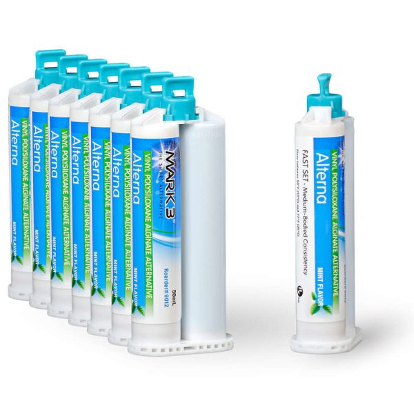 MARK3 Alterna Alginate Alternative Fast Set Mint 50/ml. 8/pk.