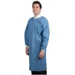 MARK3 Lab Coats Knee Length Ceil Blue X-Large 45g. 10/Pk.*