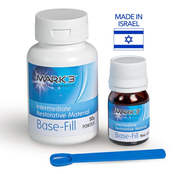 MARK3 Base-Fil Reinforced Z.O.E. Cement (IRM) 50gm. Powder 15ml. Liquid